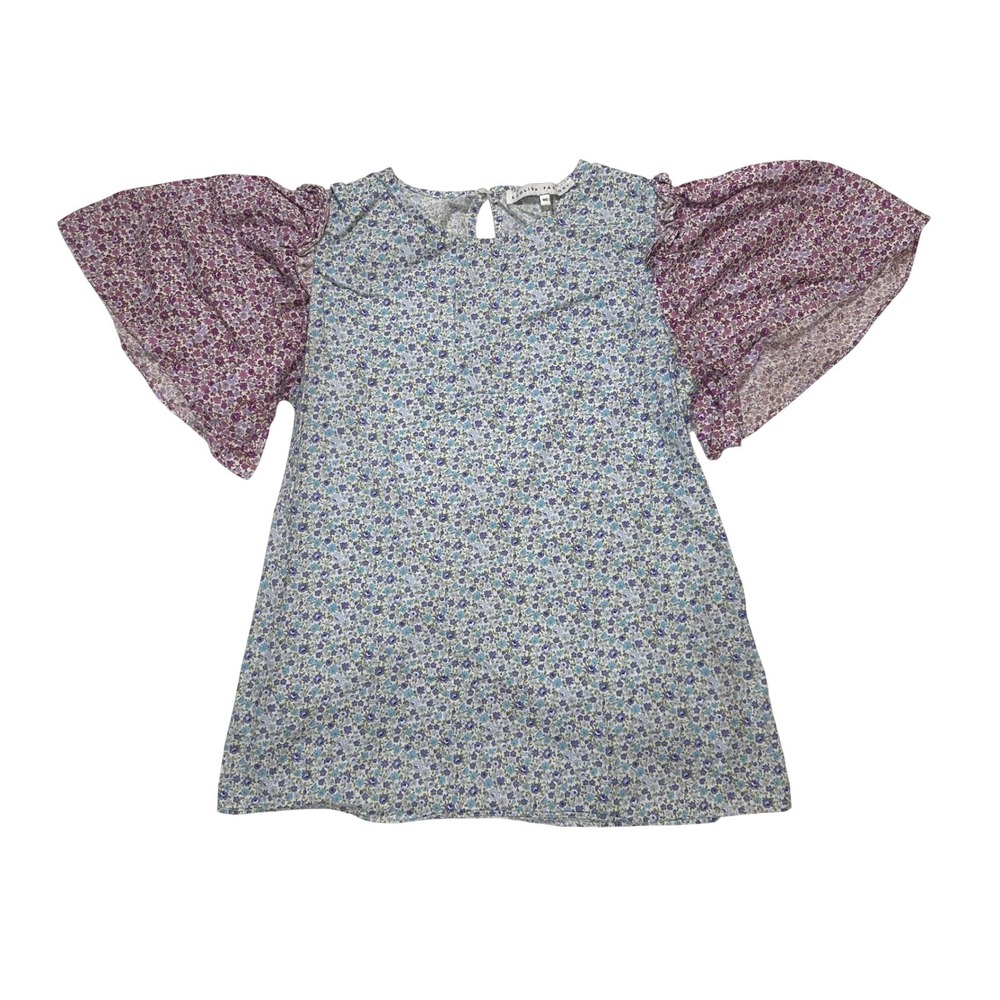English Factory Floral Print Blouse Top size XS